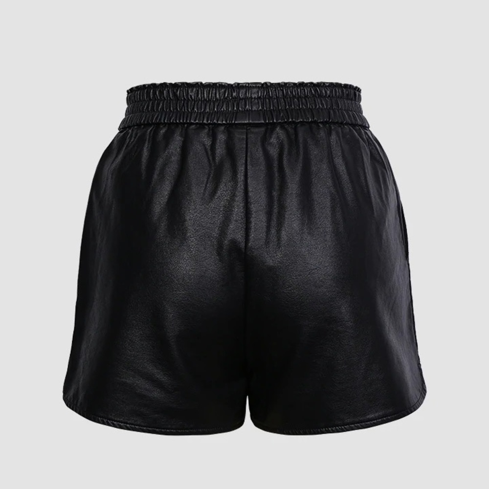 Leather Look Pu Shorts